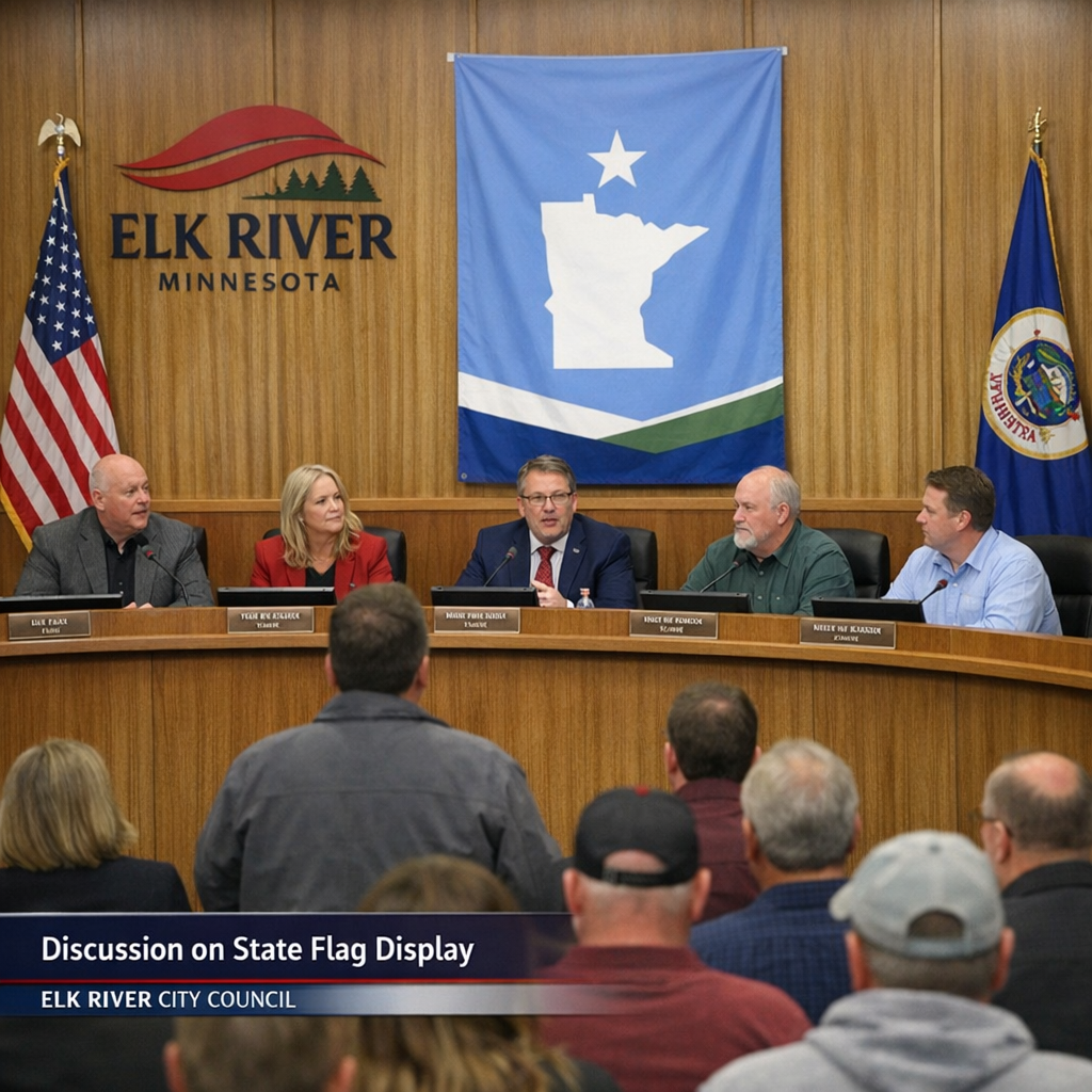 Elk River City Council Votes to Display Former Minnesota State Flag